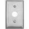 Hubbell Wiring Device-Kellems Security Opening Wall Plates and Box Cover, Number of Gangs: 1 Stainless Steel, Brushed Finish SS12RKLM - alternate 1