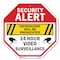 Signmission Security Alert Trespassers Will Be, 10 Inch X 10 Inch, Plastic Sign OC-P-10-5 - alternate 1