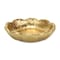 Homeroots 5in Gold Cast Iron Handmade Round Trinket Tray 634786 - alternate 1