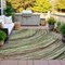 Homeroots 3' X 5' Artichoke Green Brown And Ivory Abstract Washable Indoor Outdoor Area Rug 631227 - alternate 6