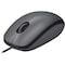Logitech Corded Mouse, Optical, USB, 2-1/2"x4-1/2"x1-1/2" , BK 910001601 - alternate 1