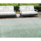 Homeroots 10' X 14' Artichoke Green And Fern Green Abstract Washable Indoor Outdoor Area Rug 588225 - alternate 1