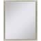 Homeroots 32" Silver Wood Accent Mirror 632765 - alternate 1
