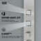 Vigo 58 in. H x 5 in. W 4-Jet Shower Panel System with Square Rainhead, Tub Filler and Hand Shower VG08023ST - alternate 7
