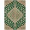 Homeroots 8' X 10' Emerald Beige And Brown Oriental Washable Indoor Outdoor Area Rug 605244 - alternate 9