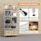 Factory 2U Wire Shelving Unit, 18inD x 47inW x 70inH, 5 Shelves, Commercial Duty, 600 lbs Per Shelf, Chrome 803976 - alternate 9