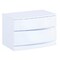 Homeroots Four Piece White Solid and Manufactured Wood Bedroom Set With Mirror 343934 - alternate 6