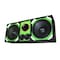 Deejay Led Loaded Box w/Two Despacito Heavy Duty 12-in Woofers One Horn and w/Two Bullet Tweeters GREEN TBH12GREEN - alternate 8