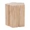 Bali & Pari Janeth Bohemian Woven Grasscloth End Table 255-14050-ZORO - alternate 1