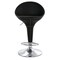 Elama 2 Piece Adjustable Plastic Bar Stool in Black with Chrome Base ELM-513-BLK - alternate 9