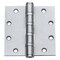 Global Door Controls 4.5 in Leaf W x 4.5 in Leaf H, Satin Chrome CPH4545BB-26D - alternate 1