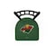 Holland Bar Stool Co 36" Blk Wrinkle Minnesota Wild Swivel Bar Stool, Jailhouse Back L01836MinWld - alternate 5