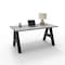 We'Re It A-Frame Writing Desk W/ Modesty Panel, 30 in D X 30 in H, 60 in W X Laminate AF6030-MOD-GO - alternate 3
