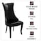 Leisuremod Novara Collection Modern Wooden Dining Chair in Black NC20BL - alternate 10