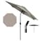 Panama Jack Outdoor Panama Jack Grey 9 Ft Alum Patio Umbrella W/Crank PJO-6001-GREY - alternate 4