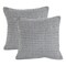 Homeroots Set of Two Gray Chevron Cotton Throw Pillow, 2PK 554599 - alternate 6