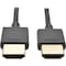 Tripp Lite SLIM HIGH-SPEED HDMI CABLE WITH ETHERNET AND DIGITAL VIDEO WITH AUDIO, UHD 4K X P569-003-SLIM - alternate 1