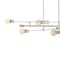 Jonathan Y Ikon 63" 8-Light Modern Vintage Arm-Adjustable Iron Linear LED Pendant, Chrome JYL7599A - alternate 13