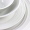 Gibson Home Embossed Ring 32 Piece Round Ceramic Dinnerware Set in White 134040.32 - alternate 8