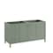 James Martin Vanities Chicago 60 in. Double Vanity, Smokey Celadon, w/ 3 CM Victorian Silver Silestone Top 503-V60D-SC-3VSL - alternate 6