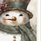 Homeroots Old World Frosty The Snowman White Framed Wall Art 572089 - alternate 5