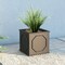 Leisuremod Sprout Square Fiberstone & MgO Clay Planter with Protective Cover, Weatherproof, No Assembly SP8BL - alternate 6