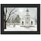 Homeroots I Heard the Bells on Christmas 2 Black Framed Print Wall Art 406316 - alternate 1
