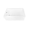 Kingston Brass 60-Inch Acrylic Rectangular 3-Wall Alcove Tub Combo with Waste and Overflow Drain, Left Hand Drain CVTAP603622L3 - alternate 1