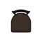 Holland Bar Stool Co 400 Jackie 18" Chair with Black Wrinkle Finish and Rein Coffee Seat 40018BW025 - alternate 3