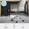 Martha Stewart Taytum Upholstered Office Chair in Gray/Polished Nickel CH-142370-GY-MS - alternate 10
