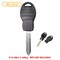 Aks Keys 2008 - 2017 Chrysler Dodge Jeep VW Key Shell  "POD" - Y170-PT KS-CHRYS-05 - alternate 2
