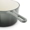 Megachef 2 Quart Enameled Cast Iron Sauce Pan in Gradient Gray 750124516M - alternate 8