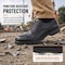 Handpoint Classic Black 4 in Oxford Work Shoes-Mens Full Grain Leather Dress Safety Shoes, KEVLAR , 8 RV2102D-8 - alternate 6