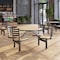 Palmer Hamilton Cafeteria Stool Table, 64 in Dia, Maple PH-4S36RD-FBN - alternate 13
