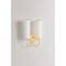 Hudson Valley Lighting Elaine 2 Light Wall Sconce in Aged Brass Finish AH5017-AGB - alternate 7