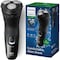 Signify Norelco Shaver 2400 Series, Wet and Dry Electric Shaver, Pop-up Trimmer, P-Cap, Deep Black X3001/90 - alternate 1