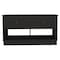 Homeroots 36in Black Wood Storage Bench With Drawers 477606 - alternate 1