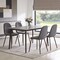 Homeroots Set of Four Gray and Brown Fabric and Steel Dining Side Chairs, 4PK 719408 - alternate 10