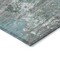 Homeroots 9' X 12' Blue And Teal Blue Abstract Washable Indoor Outdoor Area Rug 610442 - alternate 9