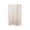 Homeroots 71" Beige Folding Three Panel Screen Room Divider 277084 - alternate 5