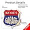Signmission Wayne's Garage, 12 inch X 12 inch, Vinyl Decal, 2PK SHI-D-2PACK-12-383-WAYNE - alternate 5