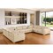 Homeroots Beige Italian Leather Power Reclining U Shaped Ten Piece Corner Sectional With Console 632582 - alternate 15