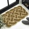 Jonathan Y Maeve Classic Coastal Scalloped Basketweave Coir Natural/Bleach 18 in. x 30 in. Door Mat (Set of 2) NRF100B-1830-S2 - alternate 5