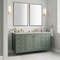 James Martin Vanities Chicago 60" Dbl Vanity, Smokey Celadon, w/ 3 CM Siberian Silestone Top w/FreePower Wireless Charger 503-V60D-SC-FSFR - alternate 9