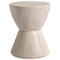 Leisuremod Loft Modern Fiberstone Hourglass Side Table, Weather-Resistant, Fully Assembled LST14SM - alternate 10