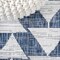 Jonathan Y Andratx Modern Tribal Geometric Ivory/Blue 2 ft. x 8 ft. Indoor/Outdoor Runner Rug SMB126C-28 - alternate 8