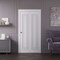 Sartodoors Sliding Closet Bi-fold Doors 36x84 inches White Solid Core Modern Interior ROYAL9811BF-EMAL-3684 - alternate 1