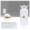 Newhouse Hardware Decora White TV Cable Wall Plate CVI-WH-01 - alternate 6