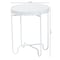 Baxton Studio Laverne Metal Accent Table, White 259-14293-ZORO - alternate 9