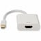 Add-On Addon 8In Mini-Displayport Male To Hdmi Female White Adapter Cable MDISPLAYPORT2HDMIW - alternate 8